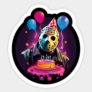 Birthday Jason Sticker